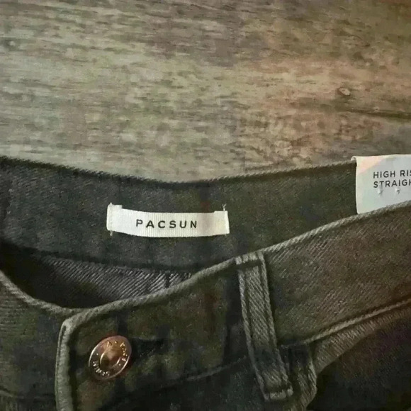 Pacsun High rise straight jeans size 28  style 0047 color 0860 - Picture 9 of 13